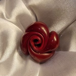 Morano glass Rose ring